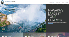 Desktop Screenshot of magnificentniagarafallstours.com